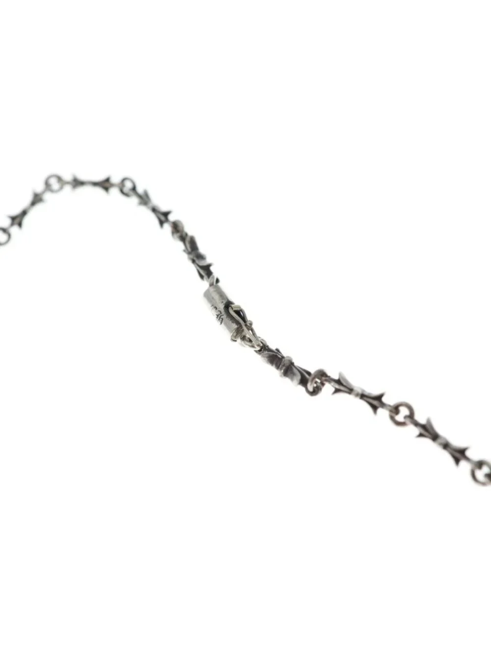 Chrome Hearts Tiny Bar Necklace Silver